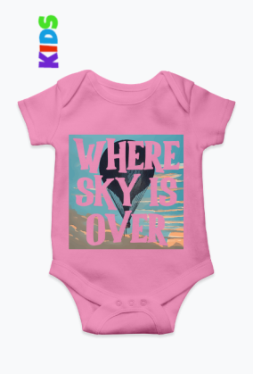Where sky is over