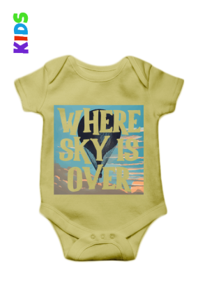 Where sky is over