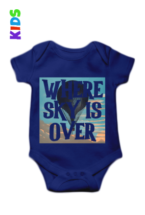 Where sky is over