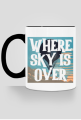 Where sky is over
