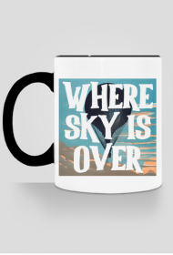 Where sky is over