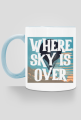 Where sky is over