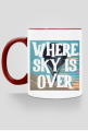 Where sky is over