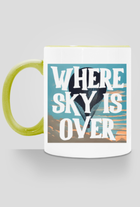 Where sky is over