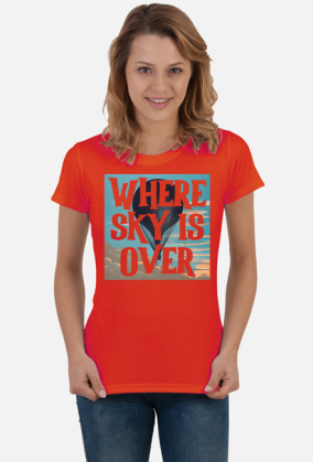 Where sky is over