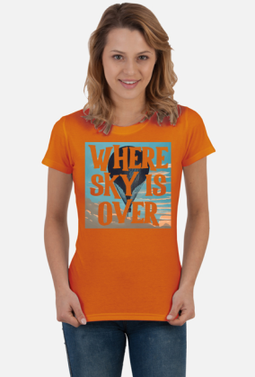 Where sky is over