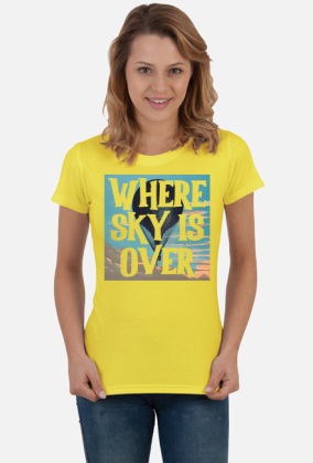 Where sky is over