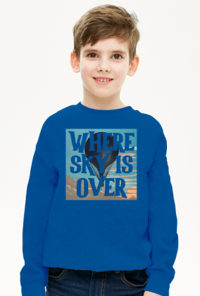 Where sky is over