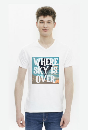 Where sky is over