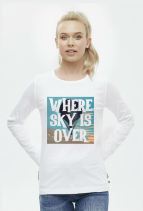 Where sky is over