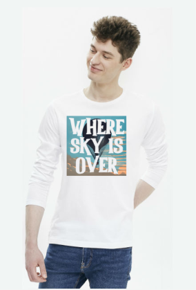Where sky is over