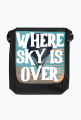 Where sky is over