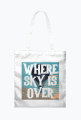 Where sky is over