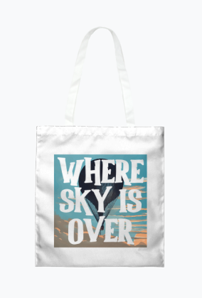 Where sky is over