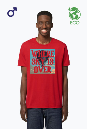 Where sky is over