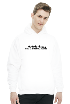 As far as my feet will carry me