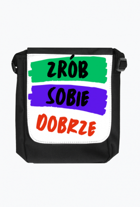 Torebka Reporterka - Zrób Sobie Dobrze (czarna)