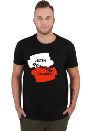 Koszulka męska Soft Style - Dumny Polak (różne kolory)