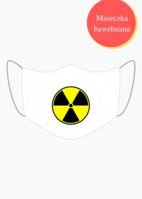 Maseczka trójwarstwowa - Radioaktywny Stwór