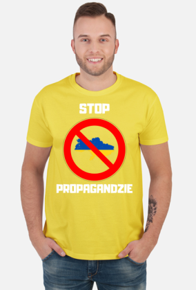 Koszulka męska Soft Style - Stop Propagandzie, wersja 2 (różne kolory)