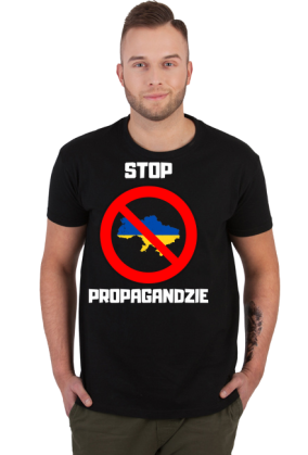 Koszulka męska Soft Style - Stop Propagandzie, wersja 2 (różne kolory)