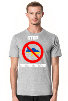 Koszulka męska Soft Style - Stop Propagandzie, wersja 2 (różne kolory)