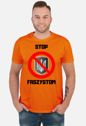 Koszulka męska Soft Style - Stop Faszystom, (różne kolory)