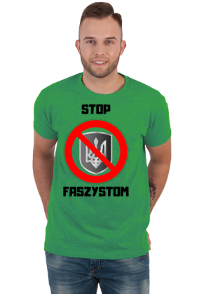 Koszulka męska Soft Style - Stop Faszystom, (różne kolory)