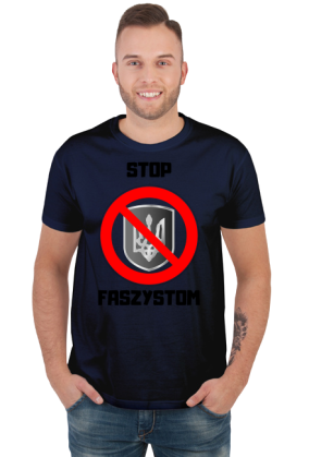 Koszulka męska Soft Style - Stop Faszystom, (różne kolory)