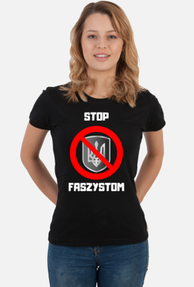Koszulka Damska Soft Style - Stop Faszystom (różne kolory)