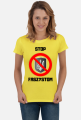 Koszulka Damska Soft Style - Stop Faszystom, wersja 2 (różne kolory)