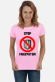 Koszulka Damska Soft Style - Stop Faszystom, wersja 2 (różne kolory)