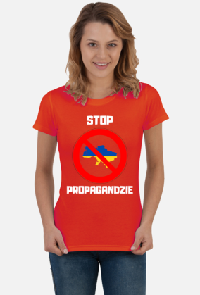Koszulka Damska Soft Style - Stop Propagandzie (różne kolory)