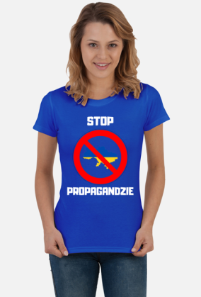 Koszulka Damska Soft Style - Stop Propagandzie (różne kolory)