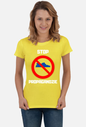 Koszulka Damska Soft Style - Stop Propagandzie (różne kolory)