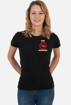 Koszulka Damska Soft Style - Stop Propagandzie, wersja 4 (różne kolory)