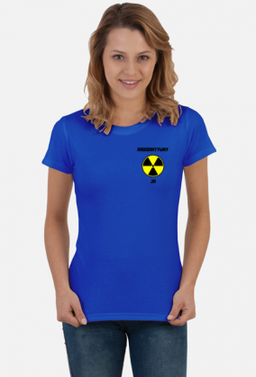 Koszulka Damska Soft Style - Radioaktywny Ja, wersja 3 (różne kolory)