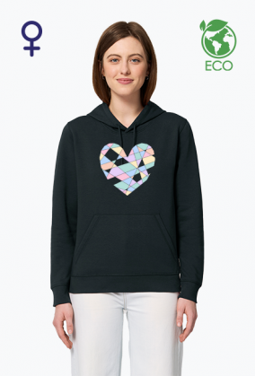 bluza złamane serce wzór geometryczny