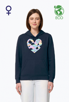 bluza złamane serce wzór geometryczny