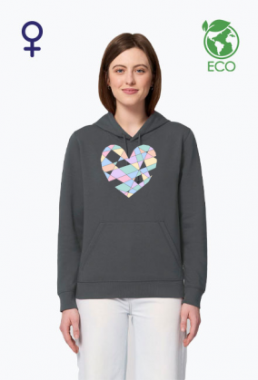bluza złamane serce wzór geometryczny