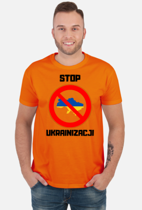 Koszulka męska Soft Style - Stop Ukrainizacji (różne kolory) (różne kolory)