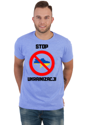 Koszulka męska Soft Style - Stop Ukrainizacji (różne kolory) (różne kolory)