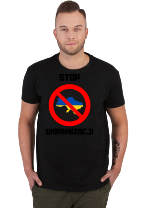 Koszulka męska Soft Style - Stop Ukrainizacji (różne kolory) (różne kolory)