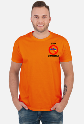 Koszulka męska Soft Style - Stop Ukrainizacji, wersja 2 (różne kolory)