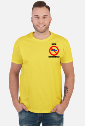 Koszulka męska Soft Style - Stop Ukrainizacji, wersja 2 (różne kolory)