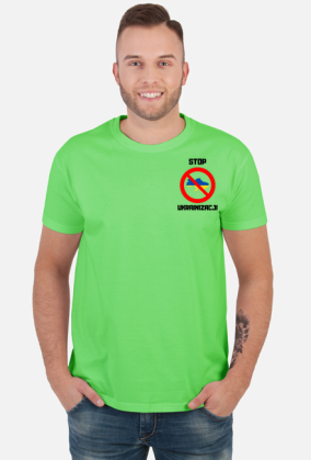 Koszulka męska Soft Style - Stop Ukrainizacji, wersja 2 (różne kolory)