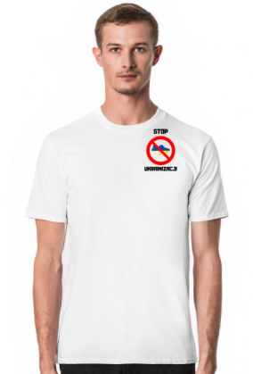 Koszulka męska Soft Style - Stop Ukrainizacji, wersja 2 (różne kolory)