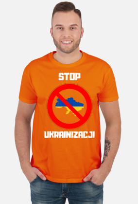Koszulka męska Soft Style - Stop Ukrainizacji, wersja 3 (różne kolory)