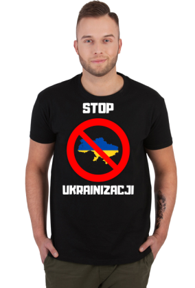 Koszulka męska Soft Style - Stop Ukrainizacji, wersja 3 (różne kolory)