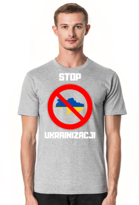 Koszulka męska Soft Style - Stop Ukrainizacji, wersja 3 (różne kolory)